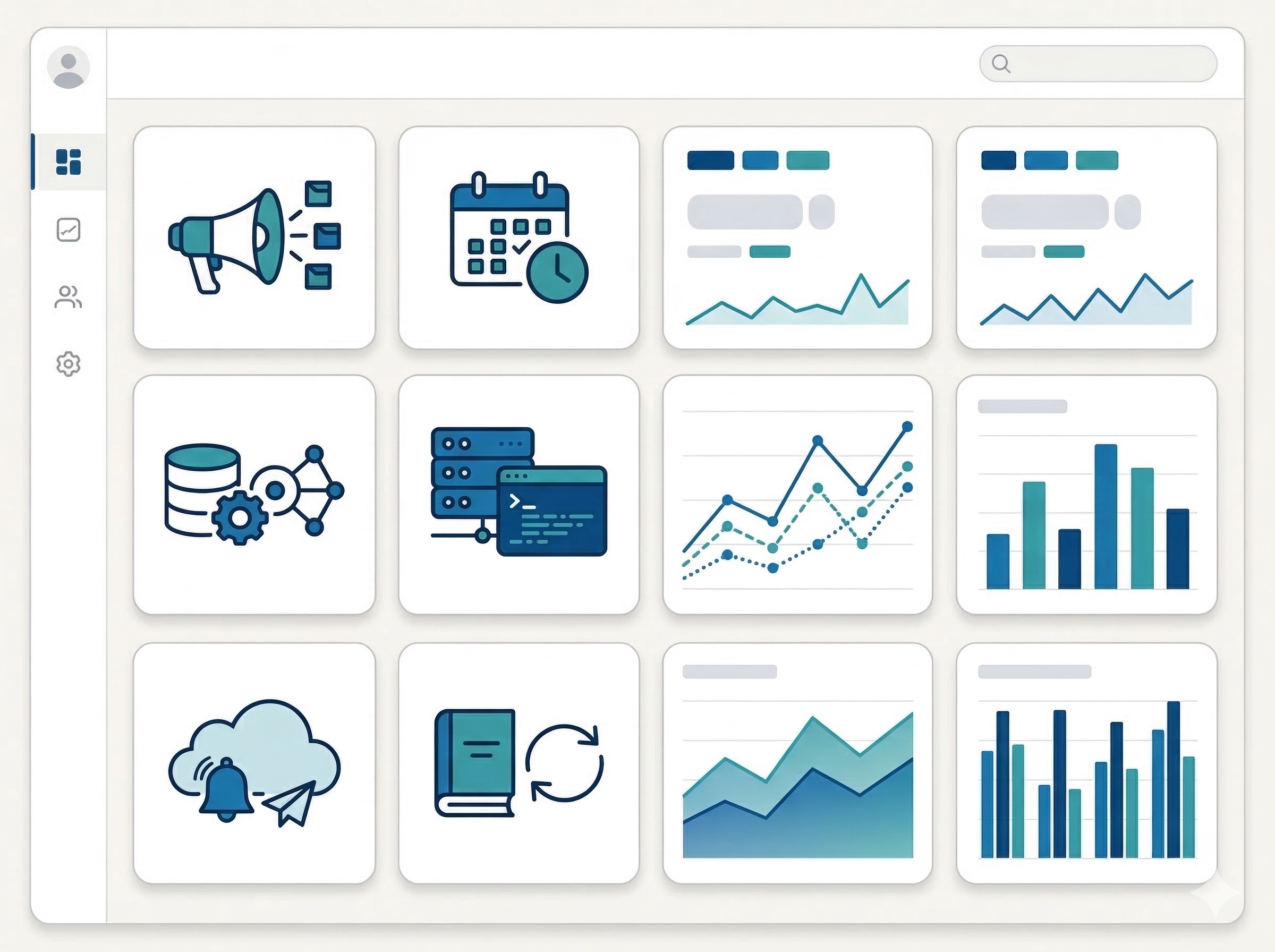 TaskNest analytics dashboard